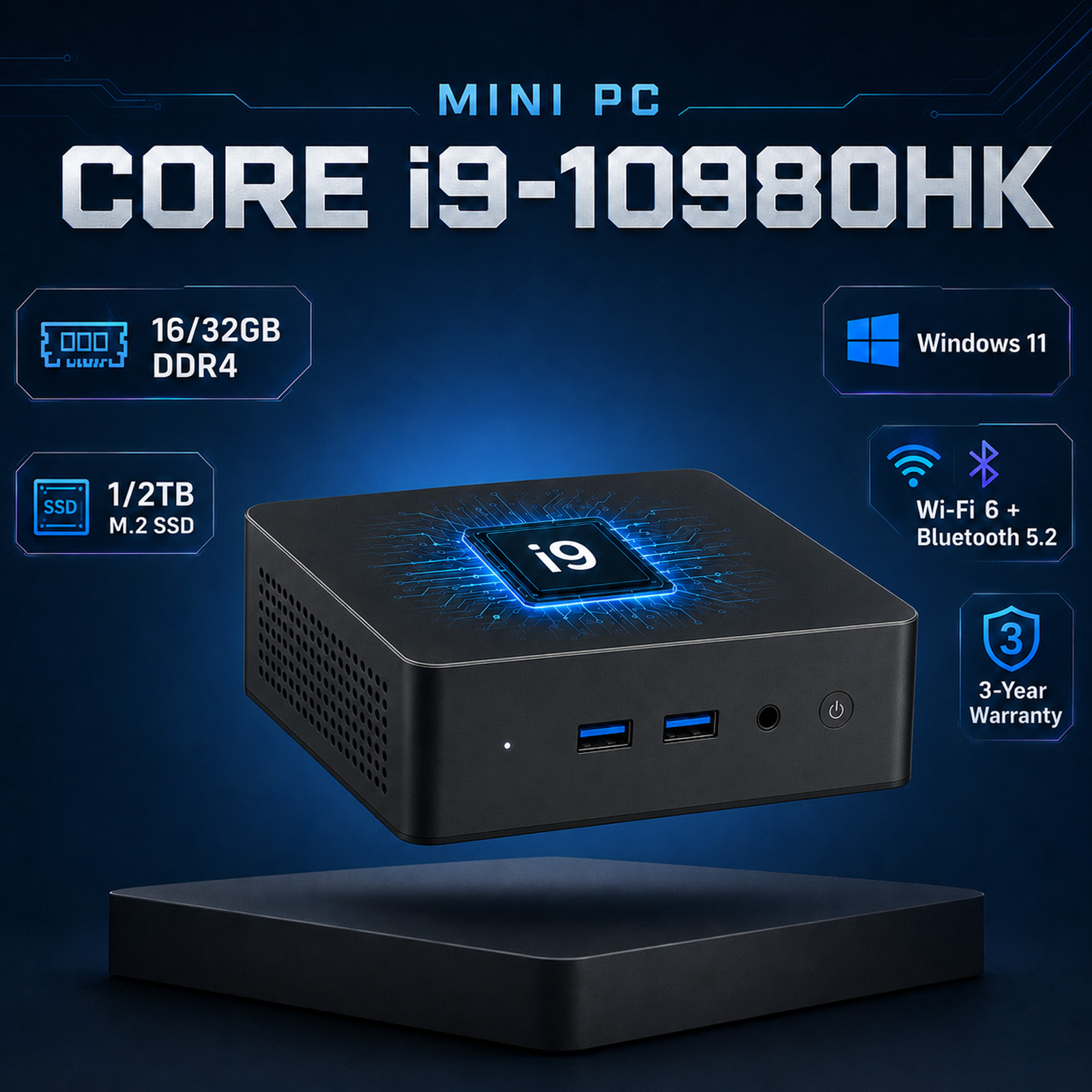 Ram Memory Module - 윈도우 11 탑재 미니 PC 컴퓨터,