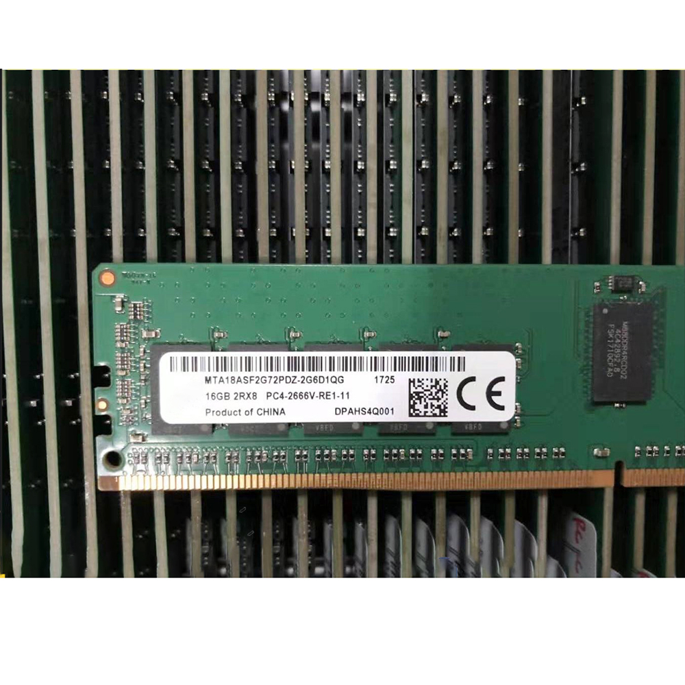 Ddr4 3200 16Gb - 1PCS MTA18ASF2G72PDZ-2G6D1 메모리 16GB 16G 2RX8