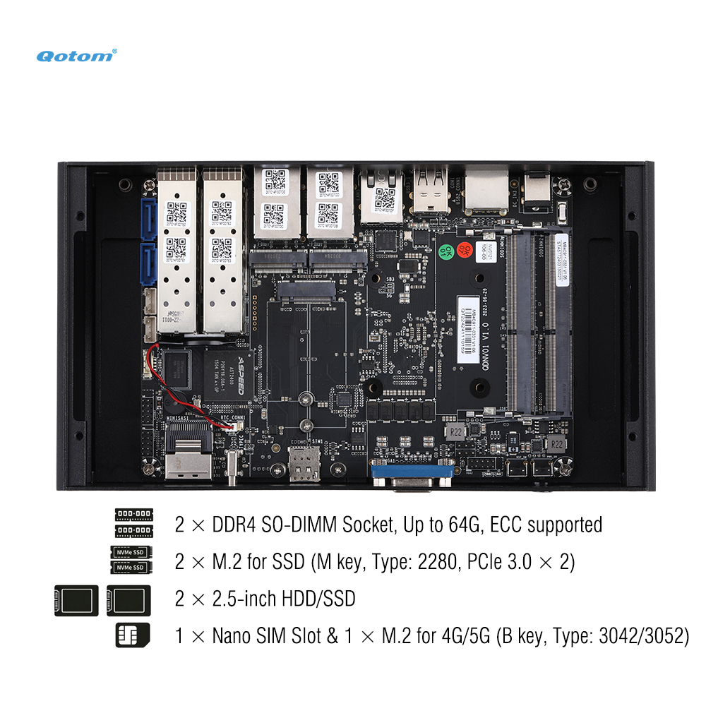 미니 PC Q20300G9 CPU Atom C3000, - Ddr4 Desktop Ram 리뷰 및 가격