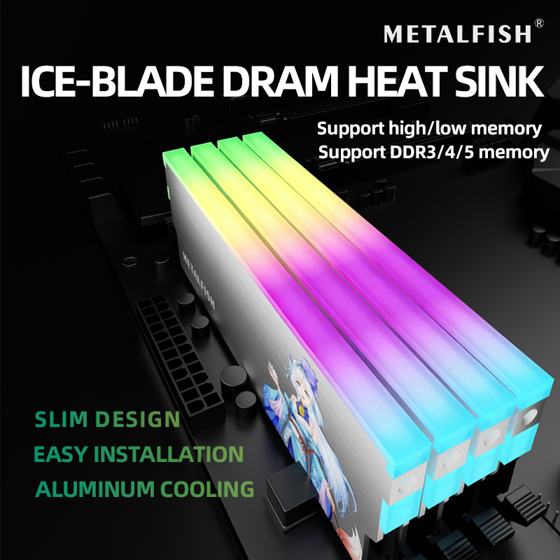 METALFISH DRAM 방열판 5V-3PIN ARG - Ddr3 8Gb 리뷰 및 가격