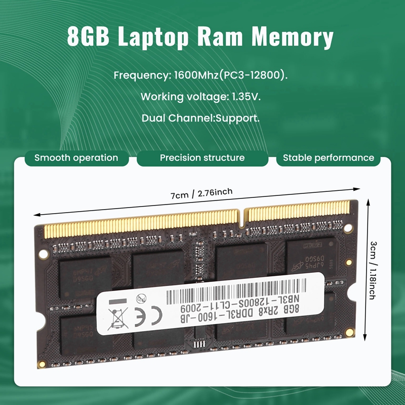 DDR3 8GB 노트북 램 메모리 1600Mhz PC3 - Ddr3 Ram 리뷰 및 가격